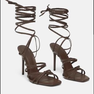 Zara Strappy Leather Heels